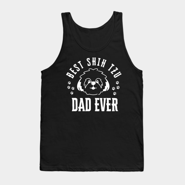 Best Shih Tzu Ever Funny Quote Vintage Tank Top by click2print